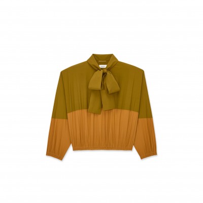 YSL WINDBREAKER IN NYLON FAILLE 856268Y6J183518